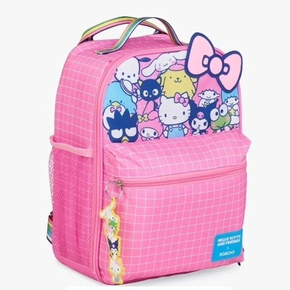 Hello Kitty x Igloo 12-Can Backpack Cooler Limited Edition NWT - Picture 1 of 14
